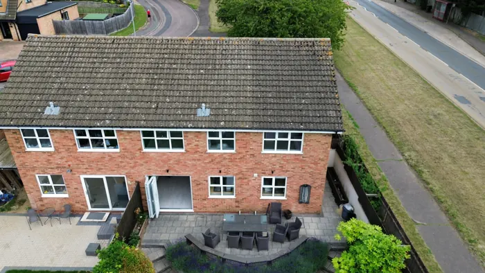 Rear elevation and roof survey