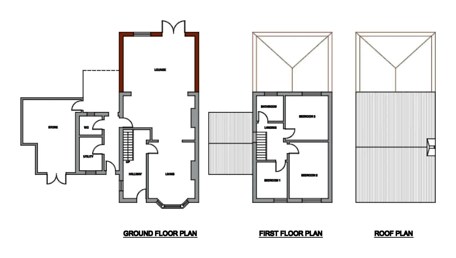 Double-storey extension — Bedford