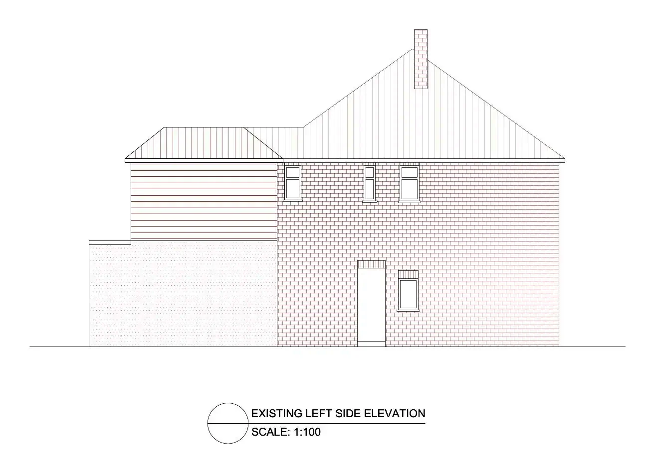 Existing elevation — Cambridge
